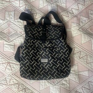 Black and white Tommy Hilfiger mini backpack